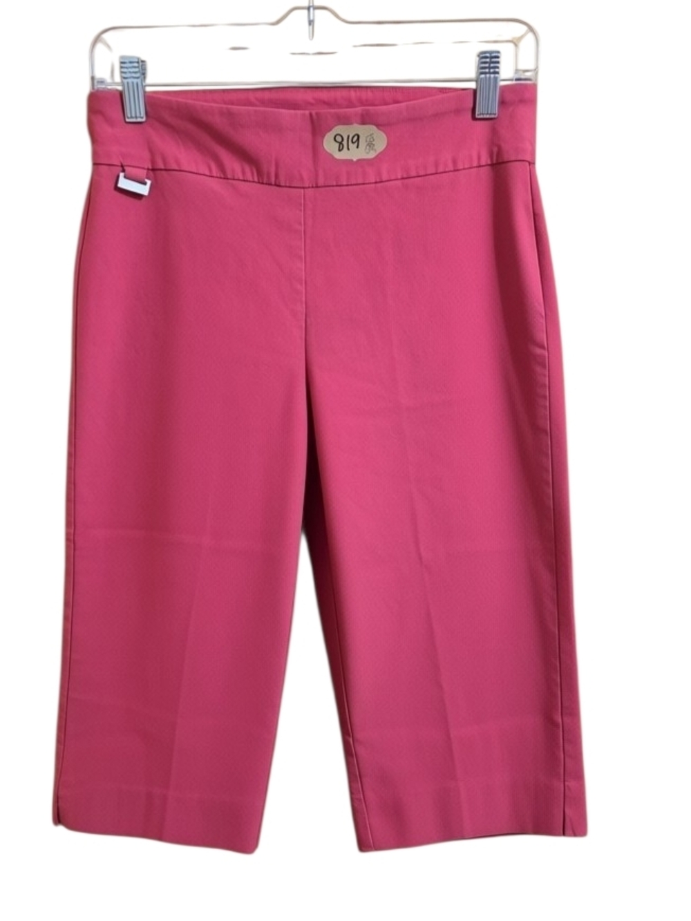 Kate Park‎ Petite Women's Capri Pants Size PM Coral Pink Stretch